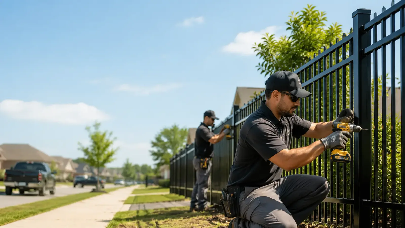 Metal Fence Installation in Pittsford, NY